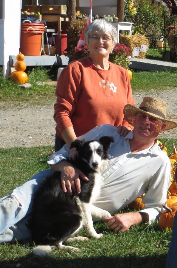 Blackie's Suffolks & Vegetables: Cecile & James